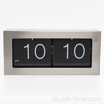 Große Metallbox Flip Clock